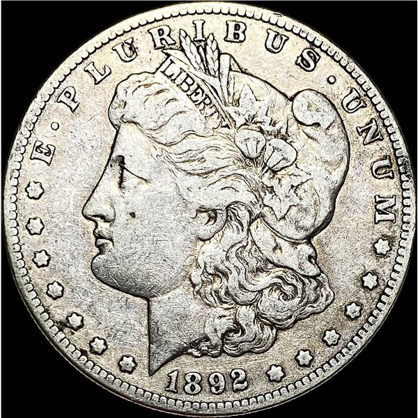 1892-S Silver Morgan Dollar NEARLY UNCIRCULATED