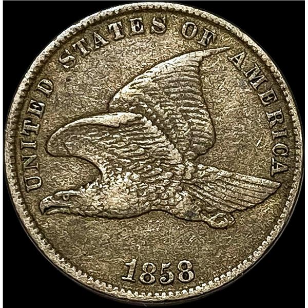 1858 Flying Eagle Cent CLOSELY UNCIRCULATED