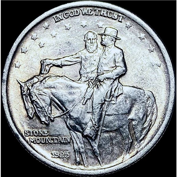 1925 Stone Mountain Silver Half Dollar GEM BU