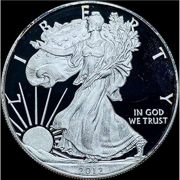 2012-S Proof 1oz Silver American Eagle CHOICE PROOF