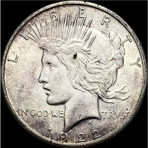 1922-D Silver Peace Dollar CLOSELY UNCIRCULATED