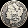 Image 1 : 1891-CC Silver Morgan Dollar NICELY CIRCULATED