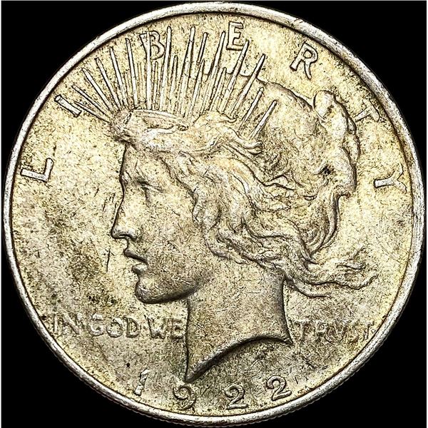 1922 Silver Peace Dollar CLOSELY UNCIRCULATED