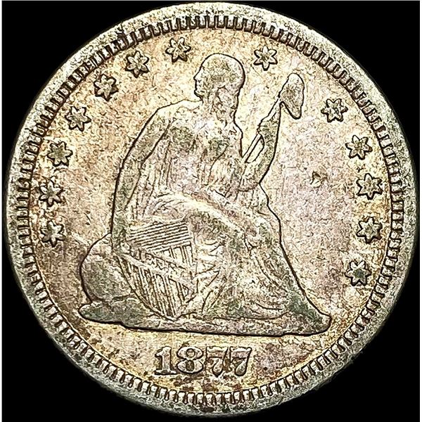 1877 Seated Liberty Quarter LIGHTLY CIRCULATED