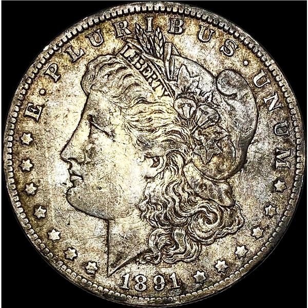 1891-O Silver Morgan Dollar NEARLY UNCIRCULATED