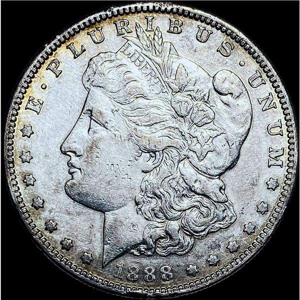 1888-S Silver Morgan Dollar CHOICE AU