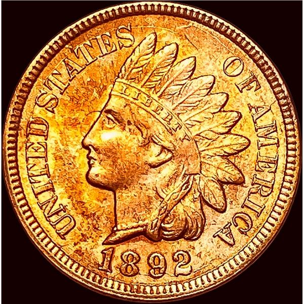 1892 Red Indian Head Cent UNCIRCULATED