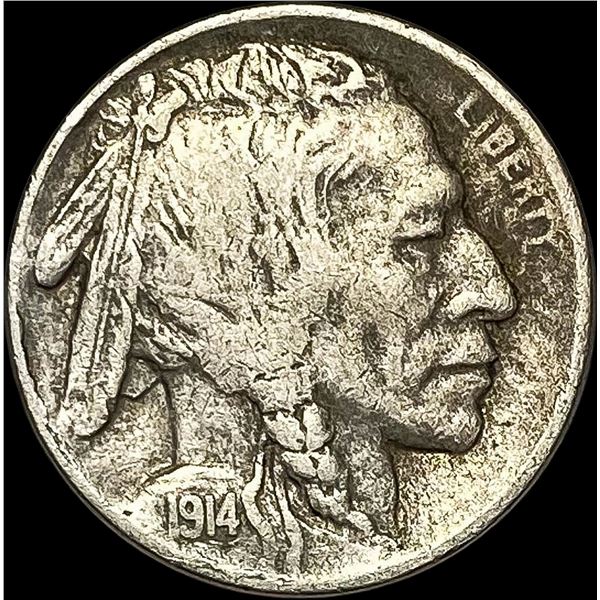 1914-S Buffalo Nickel CHOICE AU