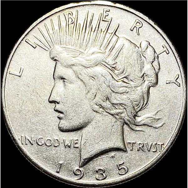 1935-S Silver Peace Dollar CLOSELY UNCIRCULATED