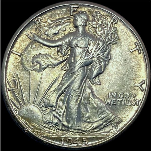 1945-D Walking Liberty Half Dollar CHOICE BU