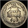 Image 2 : 1867-S Silver Seated Liberty Dime NICELY CIRCULATED