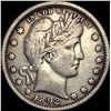 Image 1 : 1892 Silver Barber Quarter NEARLY UNCIRCULATED