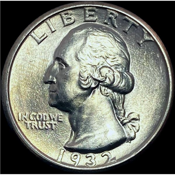 1932 Silver Quarter Dollar CHOICE BU