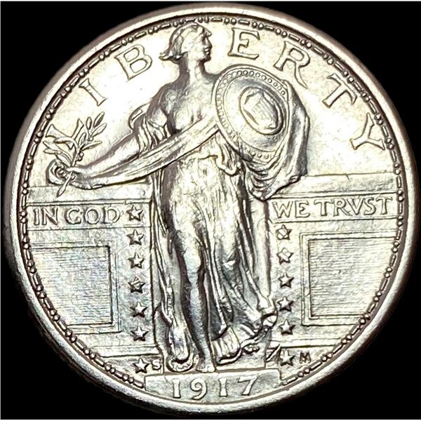 1917-S Type 1 Standing Liberty Quarter CLOSELY UNCIRCULATED