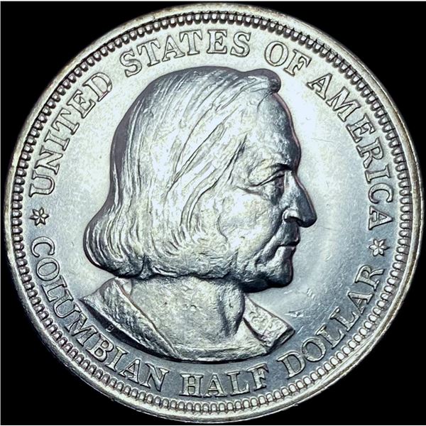 1893 Columbian Exposition Half Dollar GEM BU