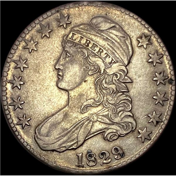1829 Capped Bust Half Dollar CLOSELY UNCIRCULATED