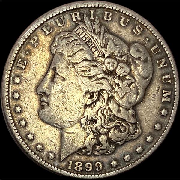 1899 Silver Morgan Dollar NEARLY UNCIRCULATED