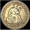 Image 1 : 1853 Arrows/Rays Seated Liberty Quarter NICELY CIRCULATED
