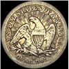 Image 2 : 1853 Arrows/Rays Seated Liberty Quarter NICELY CIRCULATED