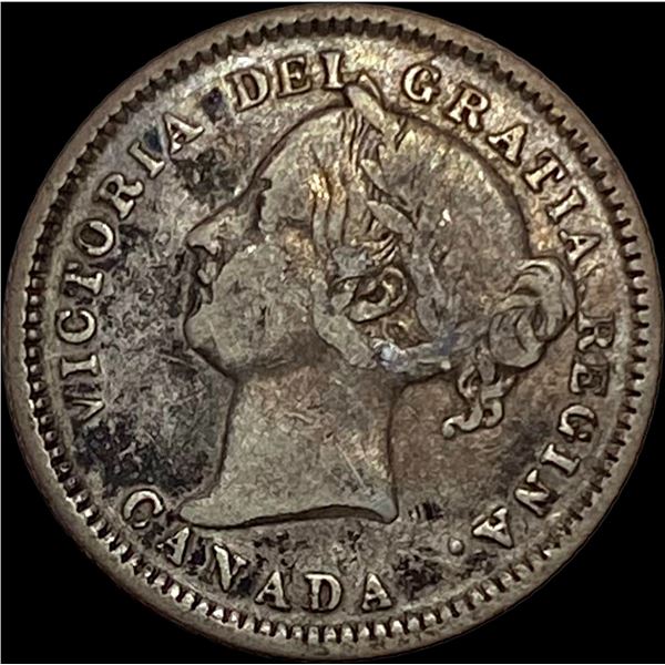1881-H Canada Silver 10 Cents LIGHTLY CIRCULATED