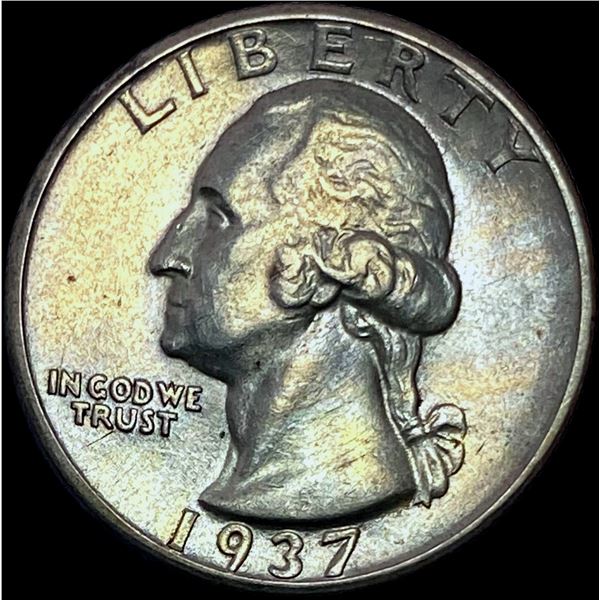 1937-D Silver Washington Quarter CHOICE BU