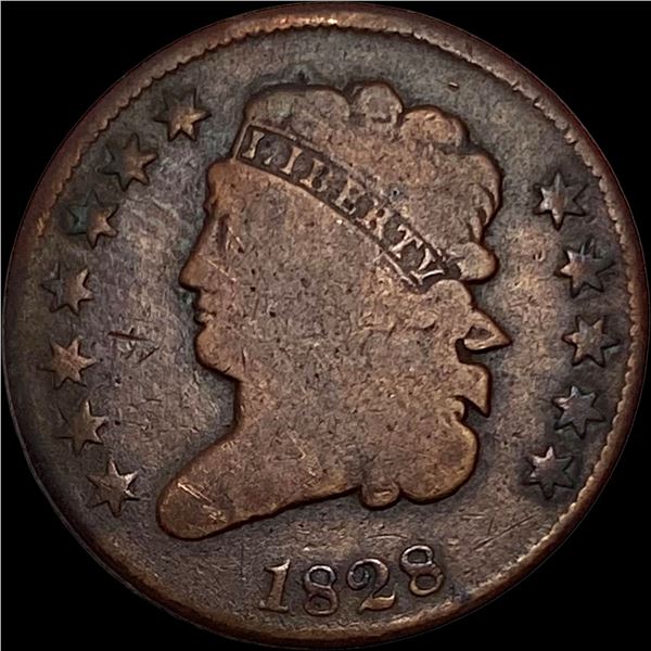 1828 Classic Head Half Cent NICELY CIRCULATED