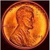 Image 1 : 1909 VDB Red Lincoln Wheat Cent CHOICE BU