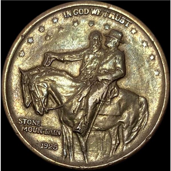 1925 Stone Mountain Silver Half Dollar CLOSELY UNCIRCULATED