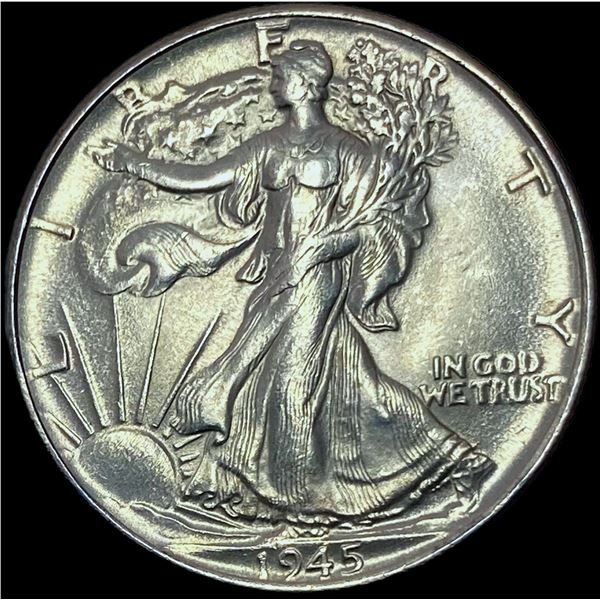1945 Silver Walling Liberty Half Dollar CHOICE BU