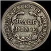 Image 2 : 1853 Seated Liberty Half Dime NEARLY UNCIRCULATED