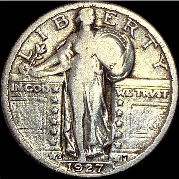 1927-S Standing Liberty Quarter LIGHTLY CIRCULATED