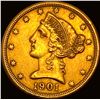 Image 1 : 1901-S Gold $5 Half Eagle CLOSELY UNCIRCULATED