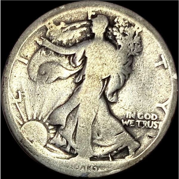 1916 Walking Liberty Half Dollar NICELY CIRCULATED