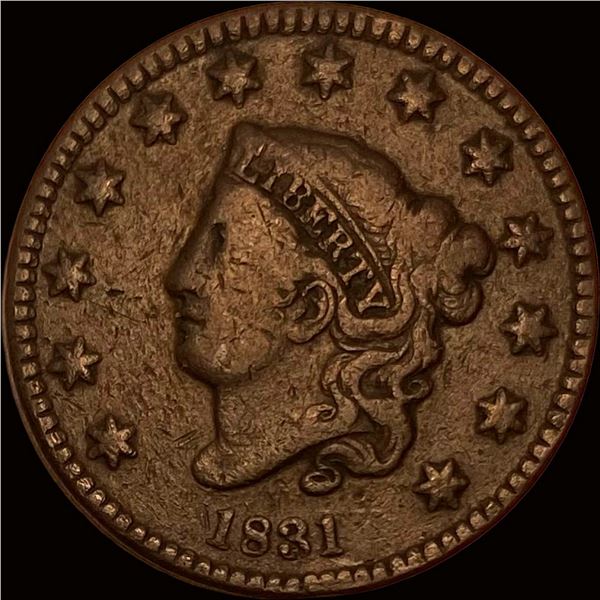 1831 Coronet Head Large Cent NICELY CIRCULATED