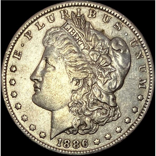 1886-O Silver Morgan Dollar NEARLY UNCIRCULATED