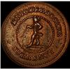 Image 2 : 1863 Civil War Token Knickerbocker CLOSELY UNCIRCULATED