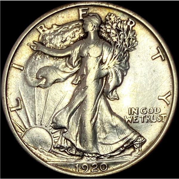 1920 Walking Liberty Half Dollar CLOSELY UNCIRCULATED