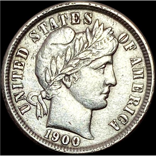 1900 Barber Silver Dime CLOSELY UNCIRCULATED