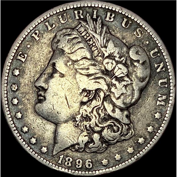 1896-O Silver Morgan Dollar NEARLY UNCIRCULATED