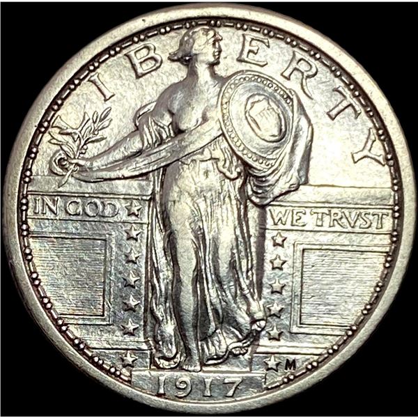 1917 Type 1 Standing Liberty Quarter CLOSELY UNCIRCULATED