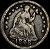 Image 1 : 1848 Lg. Date Seated Liberty Half Dime LIGHTLY CIRCULATED