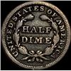 Image 2 : 1848 Lg. Date Seated Liberty Half Dime LIGHTLY CIRCULATED