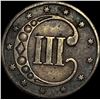 Image 2 : 1853 Silver Three-Cent Piece LIGHTLY CIRCULATED
