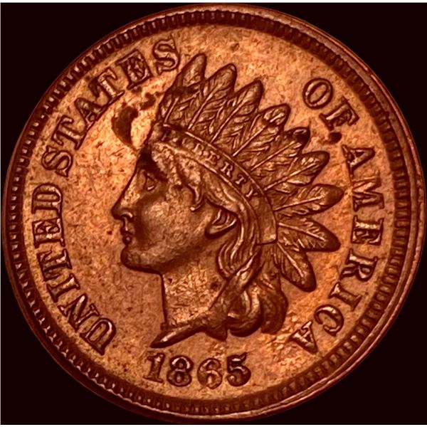 1865 Indian Head Cent CLOSELY UNCIRCULATED
