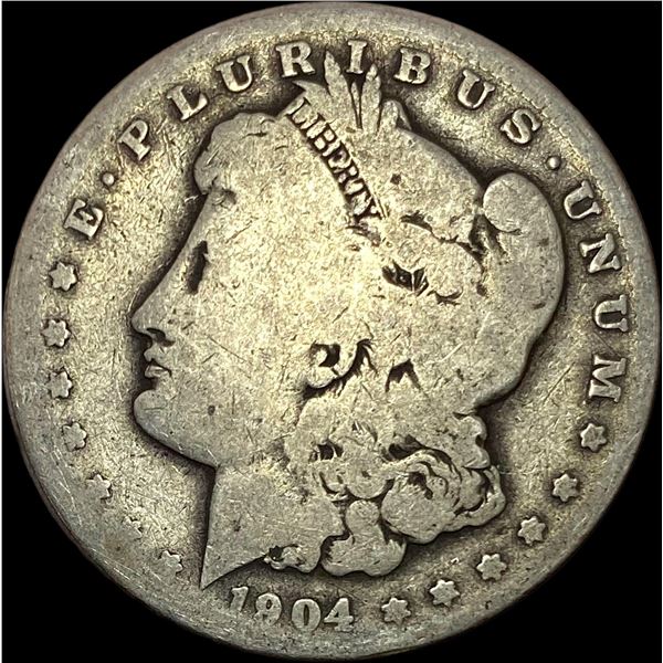 1904-S Silver Morgan Dollar NICELY CIRCULATED