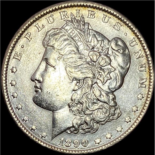 1890 Silver Morgan Dollar CLOSELY UNCIRCULATED