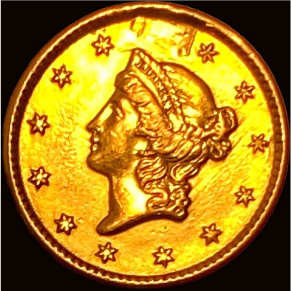 1849 Gold $1 Liberty Head HIGH GRADE