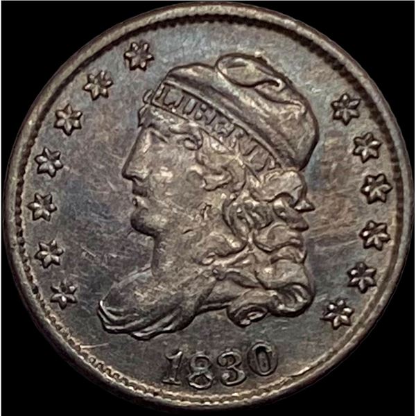 1830 Capped Bust Half Dime CLOSELY UNCIRCULATED