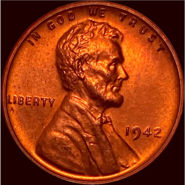 1942 RB Lincoln Wheat Cent CHOICE BU