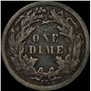 Image 2 : 1875-CC Silver Seated Liberty Dime LIGHTLY CIRCULATED